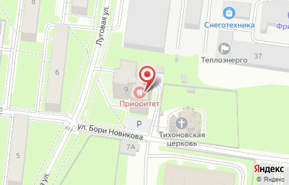 Стоматология Приоритет на Луговой улице на карте