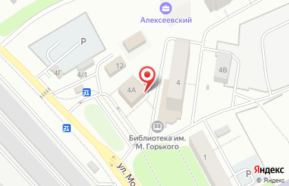 Банкетный зал Шампань на улице Алексеева на карте