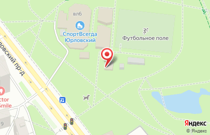 Спортивный комплекс СпортВсегда в Юрловском проезде на карте