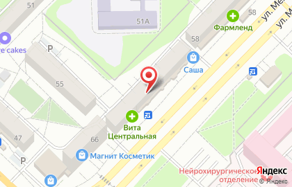Сеть ювелирных магазинов 585 в Ленинском административном округе на карте