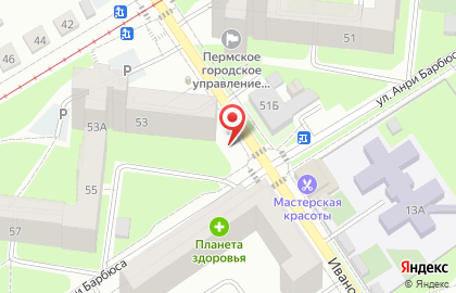 Продуктовый магазин в Перми на карте