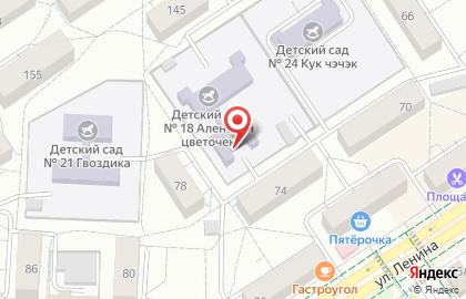 Аленький цветочек на улице Ленина на карте