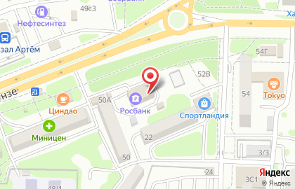 Банкомат АКБ Росбанк во Владивостоке на карте