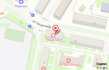 Стоматологический кабинет Медэстет на карте