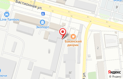 Кондитерский цех на Бастионной улице на карте