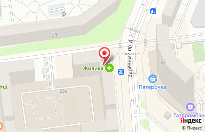 Сервисный центр Nix в Заречном проезде на карте