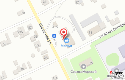 Супермаркет Магнит в Новосибирске на карте