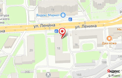 Столовая Удача в Октябрьском районе на карте