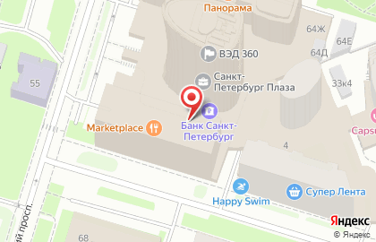 ОАО Банк Санкт-петербург на карте