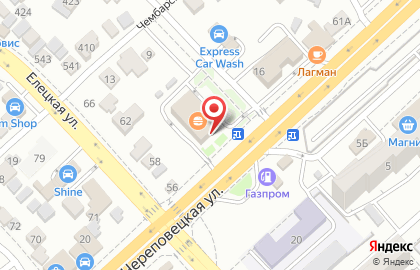 Ресторан Макдоналдс в Ворошиловском районе на карте