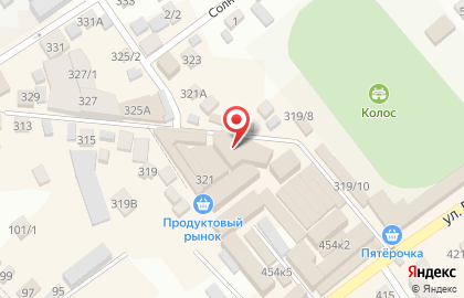 Продуктовый магазин Дивный в Базарном переулке на карте
