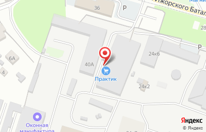 Стройбаза Форсет на карте
