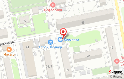 Продуктовый магазин Атлантидыч+ в Барнауле на карте