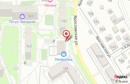Супермаркет Апельсин на Ярославской улице на карте