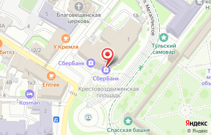 СберБанк в Туле на карте