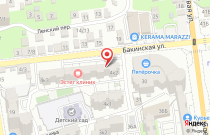 Магазин Пальто в Астрахани на карте