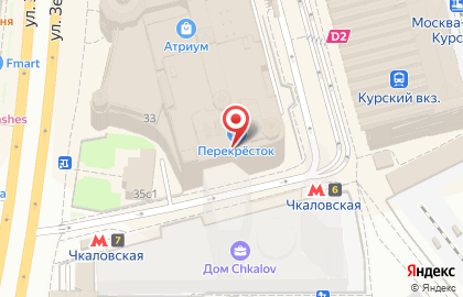 ZARA на Курской на карте