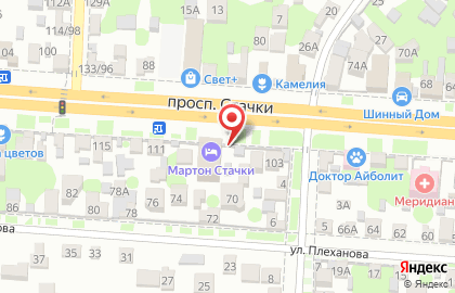 Отель Мартон в Ростове-на-Дону на карте