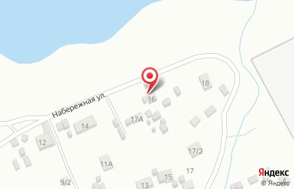 База отдыха Домики на берегу на карте