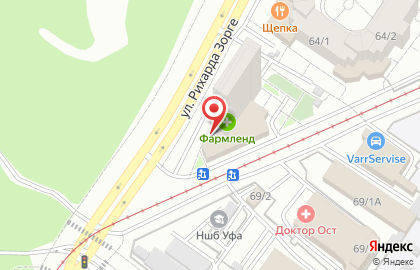 Аптека Фармленд в Уфе на карте