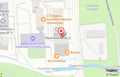 Proskater Петрозаводск на Первомайском проспекте на карте
