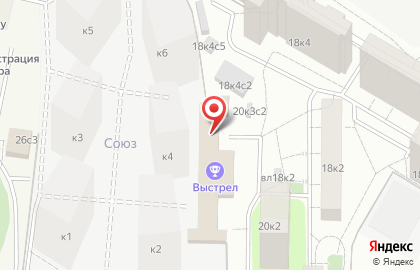 Спортивно стрелковый клуб Выстрел на карте