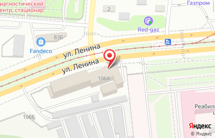Гала на улице Ленина на карте