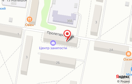 Верхнесалдинское БТИ на Пролетарской улице на карте