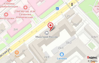 Цитадель на Фрунзенской на карте