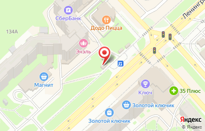 Киоск по продаже хлебобулочных изделий Федотовский хлеб на улице Ленинградской на карте