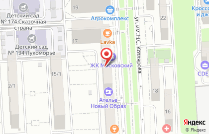 Детский центр развития Danny Land на улице Котлярова на карте