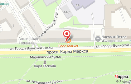Компания по продаже межкомнатных и входных дверей Мир дверей на карте