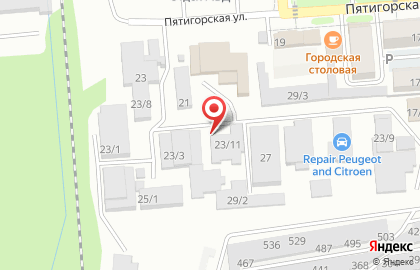 Салон мебели Классик на Пятигорской улице на карте