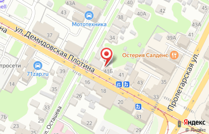 Магазин бытовой химии в Туле на карте