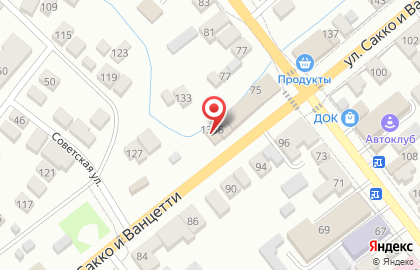 Шиномонтаж в Тамбове на карте