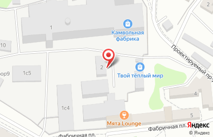 ОАО Троицкая Камвольная Фабрика на Фабричной улице на карте