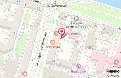 Детская поликлиника, Детская городская клиническая больница №1 на улице Володарского на карте