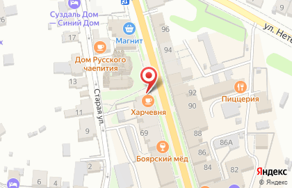 Харчевня в Суздале на карте