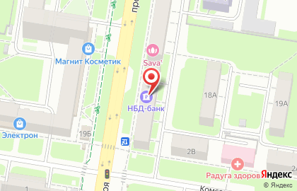 Банкомат ВОКБАНК, АО на проспекте Октября на карте