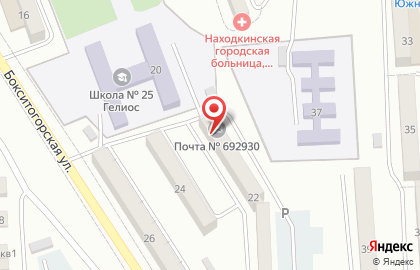 Почта России во Владивостоке на карте
