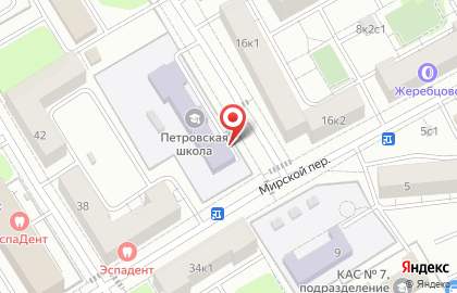 Петровская на карте