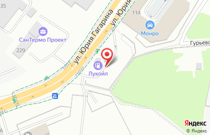 СТО Лукойл на улице Юрия Гагарина на карте
