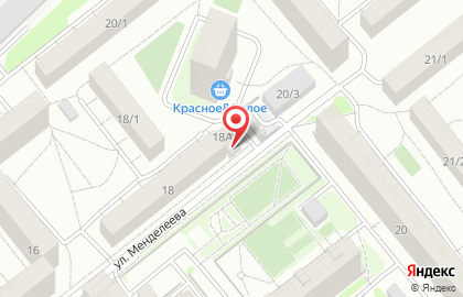 Киоск по продаже фруктов и овощей в Новосибирске на карте