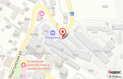 Компания Алмазные технологии на Пластунской улице на карте