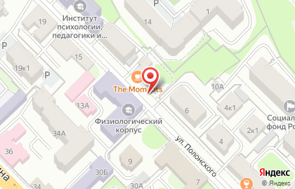 Точки распространения журнала SHOP & GO на улице Полонского на карте