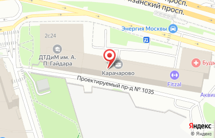 Фитнес-центр Зебра на Рязанском проспекте на карте