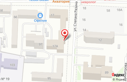 Пекарня-магазин Горячий хлеб на Степана Разина на карте