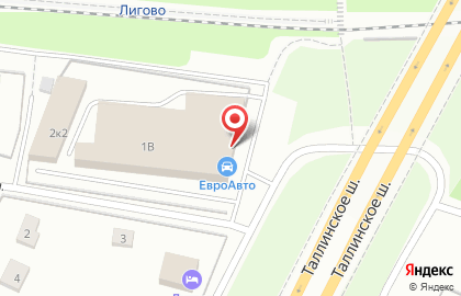 СТО ЕвроАвто в Красносельском районе на карте