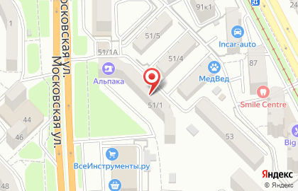 Реабилитационный Центр лечения наркомании и алкоголизма «Мечта» на Московской улице на карте