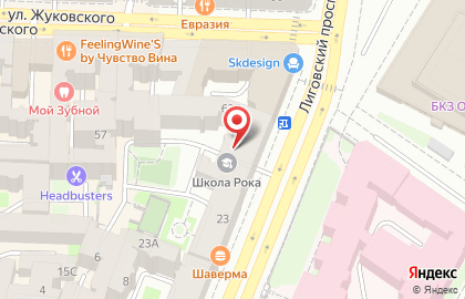 Магазин слуховых аппаратов на Лиговском проспекте, 21Б на карте